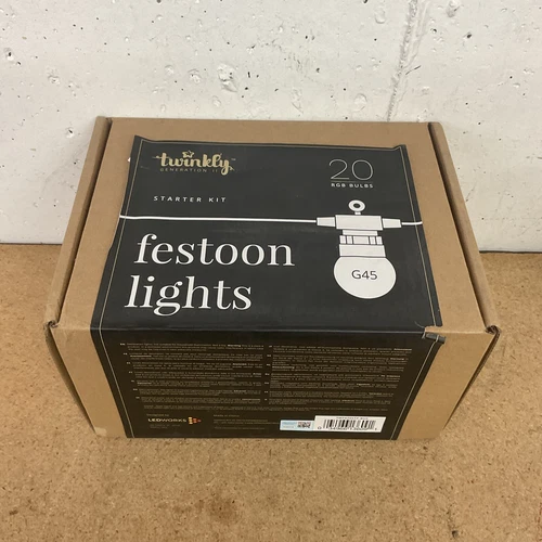Twinkly TWF020STP-BUS Smart Lights Festoon 20 RGB LED Gen II New (F4)