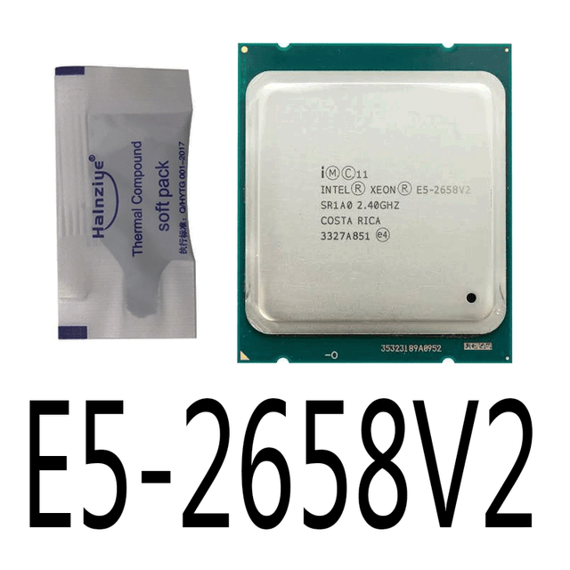 INTEL XEON E5-2658 V2 E5-2658V2 2.40GHz 25M 10CORE LGA2011 CPU ...