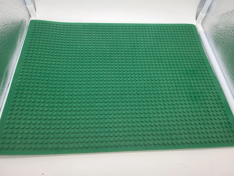 Portable Building Brick 2-Sided plate Play Mat building Blocks silicone 19x25 - Image 4 of 4