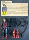 Vintage 1984 GI Joe Cobra Scrap-Iron w/ File Card, Anti-Tank Weapon and Pistol