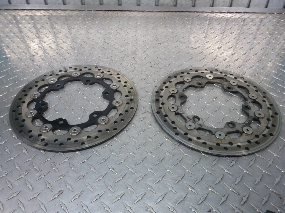 Par de discos de rotores de freno delanteros Hyosung GV650 GV 650 07 Foto 2 de 4