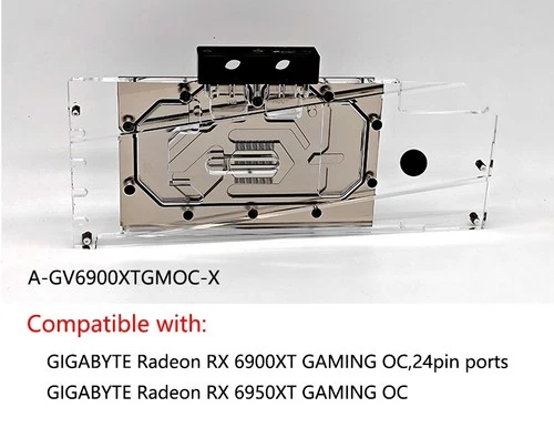 Granzon GPU Water Block Use For GIGABYTE Radeon RX 6900 6950 XT GAMING OC
