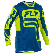 Fly Racing Lite Moto Motorcycle Motocross MX Jersey Lancer LE Navy / Hi-Viz