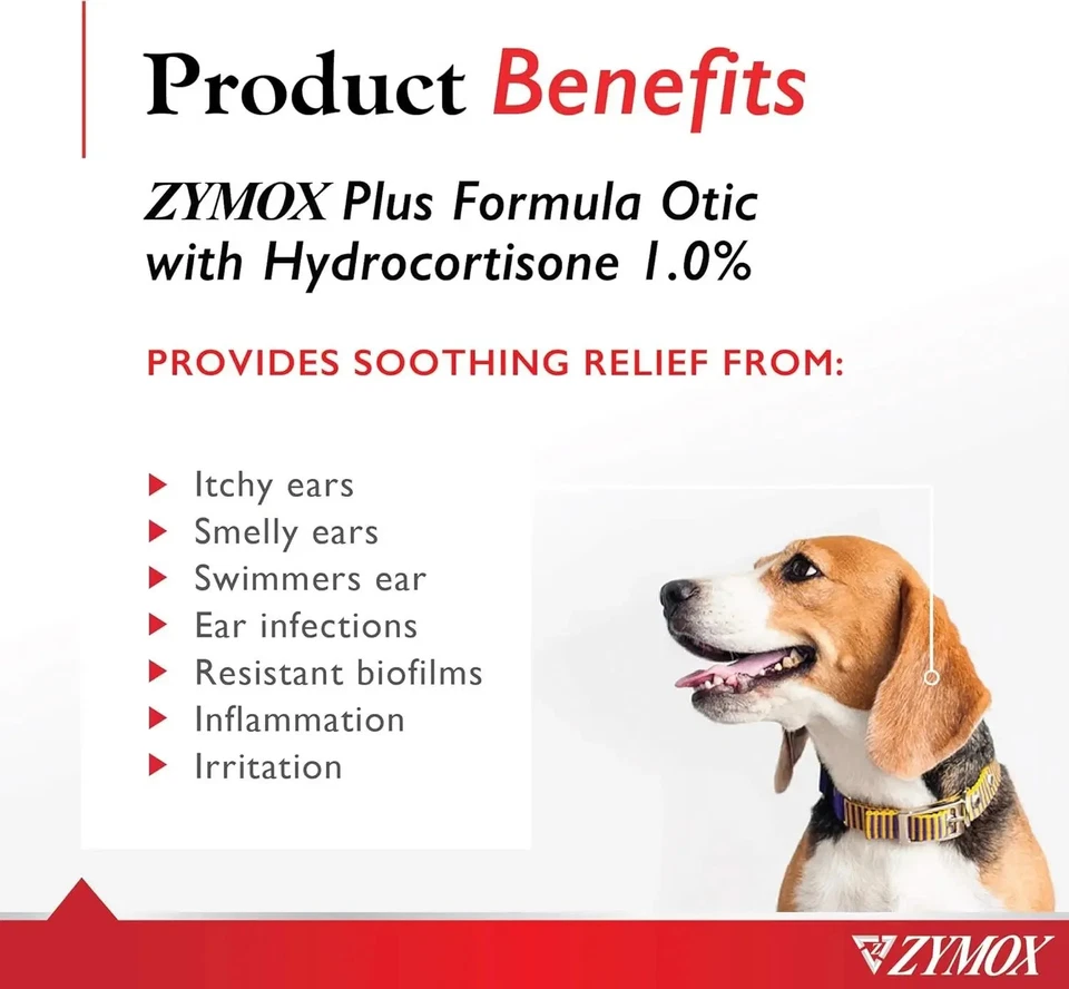 Advanced Plus Enzymatic Otic Ear Solution para perros y gatos con hidrocortisona Foto 2 de 4