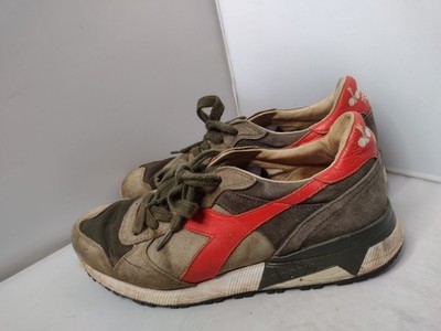 Diadora Heritage Trident Leather Sneakers 10  Made In Italy Shoes A17