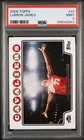 2008 Topps LeBron James #23 "Chalk Toss" Card PSA 9 MINT