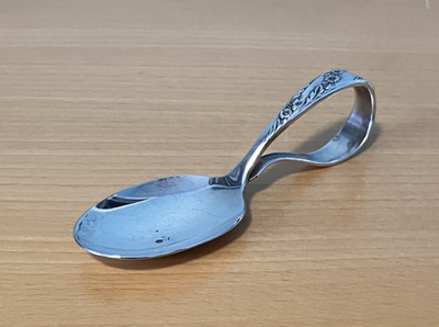plated flatware tudor plate oneida community baby spoon