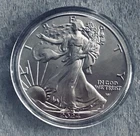 2024  American Silver Eagle - 1 Troy Oz. .999 Fine Silver - B/U One Dollar  Coin