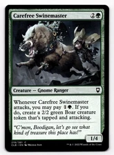 Carefree Swinemaster (219/361) Commander Legends Battle for Baldur's Gate NM