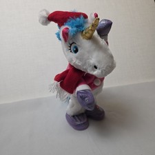 Gemmy Magical Musical Holiday Unicorn Sparkly Dances Sings 15" Multicolor WORKS 