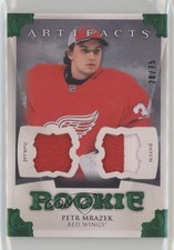 2013-14 Artifacts Rookies Emerald Jersey/Patch 20/75 Petr Mrazek #186 Patch 07po