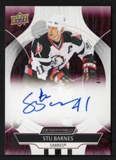 2024-25 Engrained Icons Autograph Rosewood Auto #CA-UB Stu Barnes 4/5 !!!