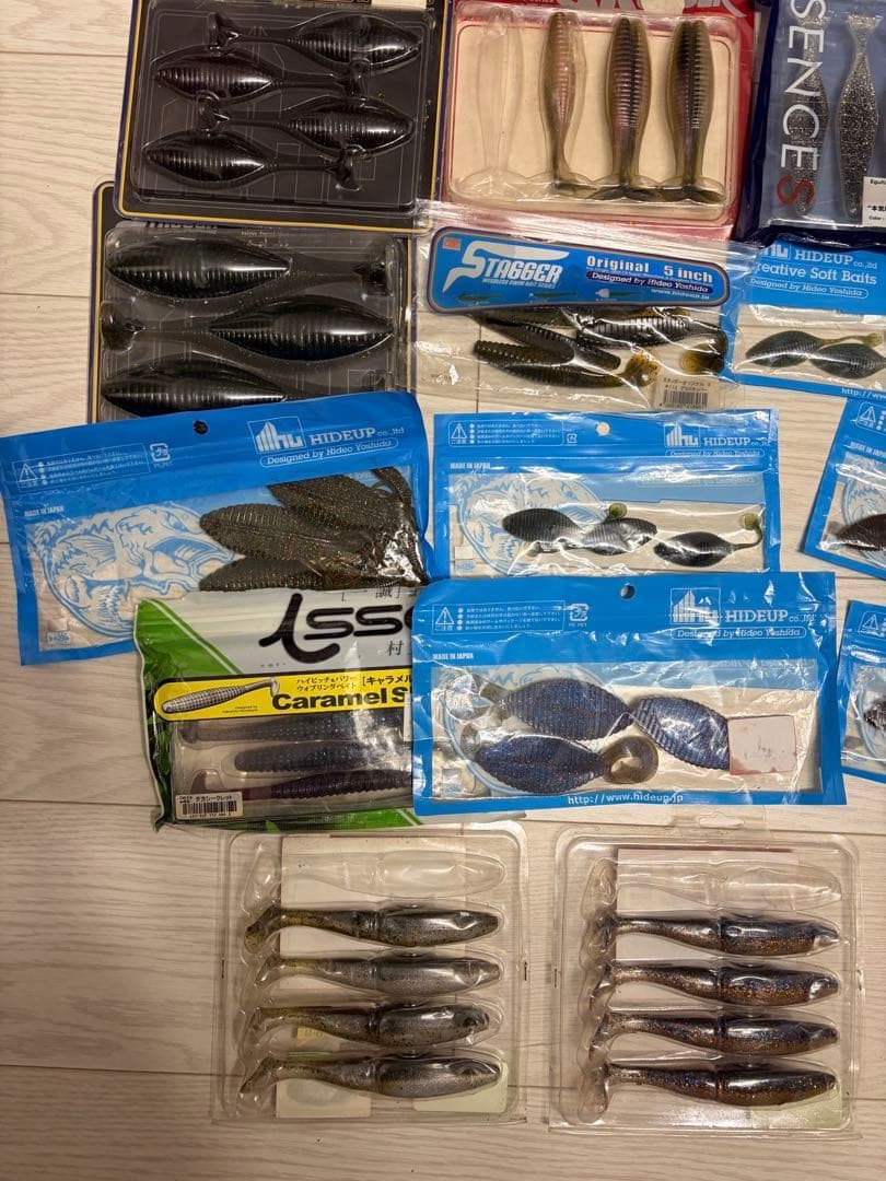 37 pieces for sale, swimbaits, shad-type worms, bulk sale, Bumble Shad - Image 6