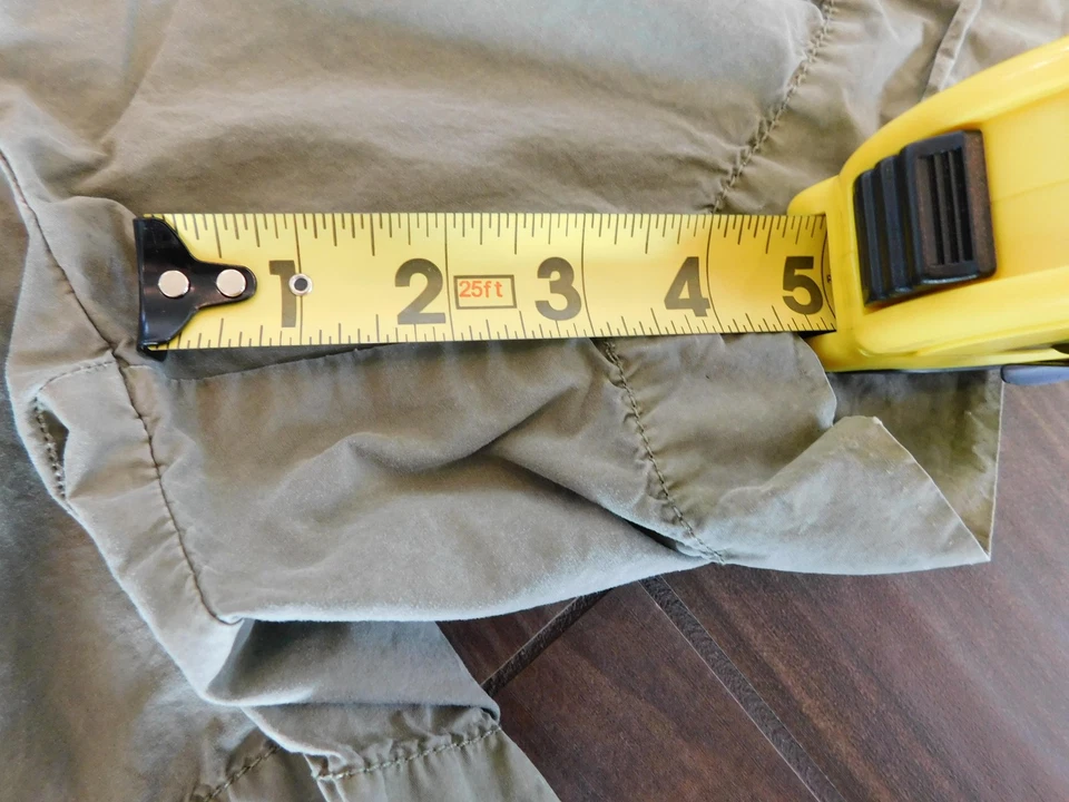 Pantalones Cortos GAP Para Mujer 8 Caqui Verde Cinturón Informal Utilidad Bolsillos Ligeros Verano Foto 4 de 4