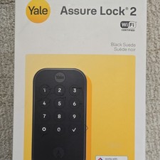 Yale Assure Lock 2 Keypad Smart Lock Black Suede Wi-Fi Modern Door Lock