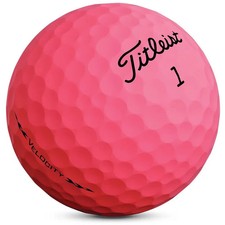 Titleist Velocity Pink Matte AAAA Near Mint Golf Balls - 24 Pack
