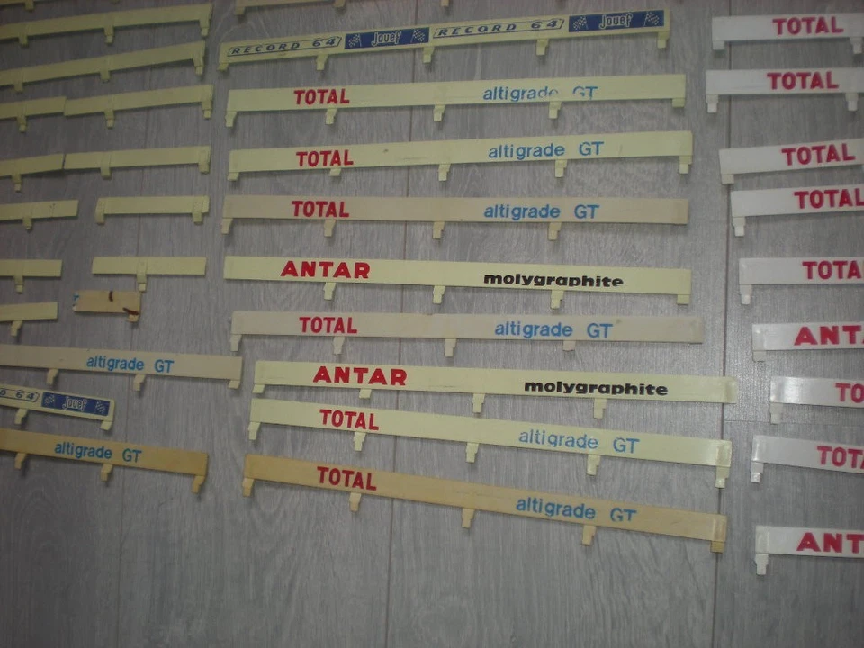 JOUEF LOT BARRIERES GLISSIERE SUPPORT CIRCIUT ELECTRIQUE PUB TOTAL ALTIGRADE - Photo 4/4