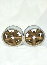 1977 Porsche 911 Oem Pair Of Vintage Fuch Replica Aew Wheel Rims 15x5.5