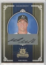 2005 Donruss Diamond Kings Gold Signatures 1/5 Mark Mulder #378 Auto 0af