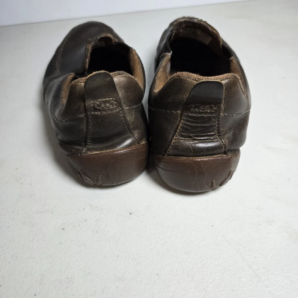 Georgia Boot Zapatos Para Hombres Talla 11M Amp Moc Puntera Zapatilla Cuero Informal Marrón Foto 4 de 4