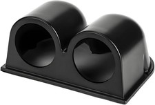 Universal 52mm Dual Gauge Pod For 2 Dash Meters Abs Plastic Dashboard Mount Ho