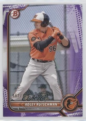 2022 Bowman Prospects Purple Pattern Border 62/199 Adley Rutschman #BP-29 o7m