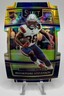2021 Panini Select - Concourse Rhamondre Stevenson #75 Black & Gold Die-Cut RC