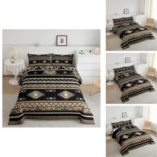 Jejeloiu Boho Bedding Set Queen Size Kids Southwestern Native Aztec Comforter