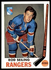 1969-70 Topps #36 ROD SEILING  New York Rangers  EX-EX+