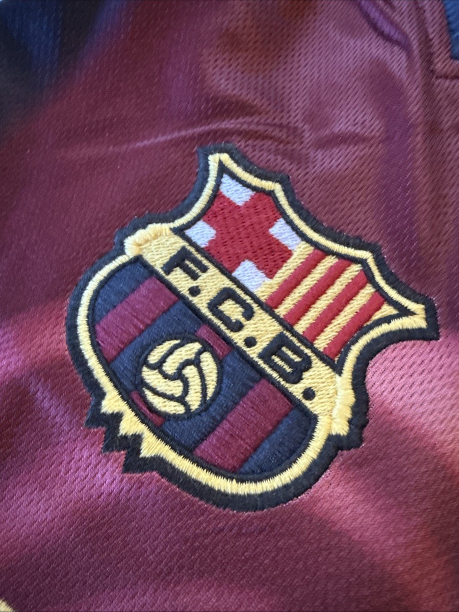 CJ x Nike x FC Barcelona Retro Home Jersey 2000/01 Skeleton Design
