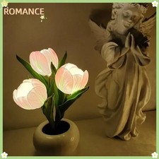 Tulip Lamp - LED Replica Tulip Table Lamp with Flower Vase for Desktop Decoratio