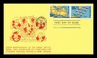 US COVER BATTLES OF YORKTOWN AND VIRGINIA CAPES 200TH ANNIVERSARY FDC COMBO