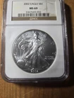 🔥 2002 $1 American Silver Eagle NGC MS69 🇺🇸 1 oz .999 Silver