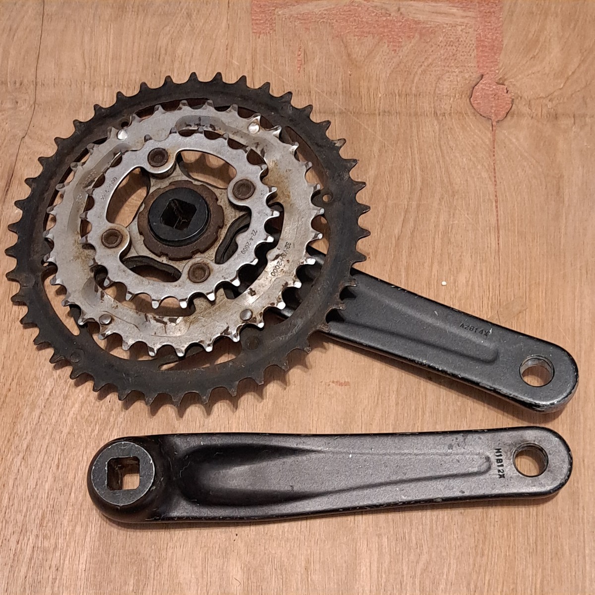 【XXXt777】truvativ styro クランク 170mm 未使用品】TRUVATIV STYLO クランクセット 175mm 34T スラム
