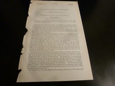 Government Report 1875 Lt Andrew Stewart Capt Bennight Indy Home Gu MS Civil War