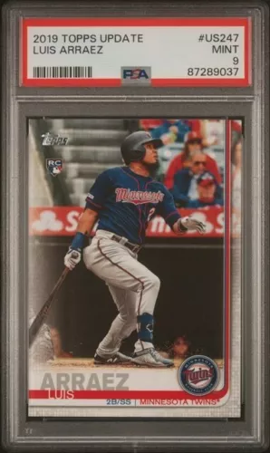 2019 Topps Update #247 Luis Arraez RC-Rookie graded PSA 9 Mint