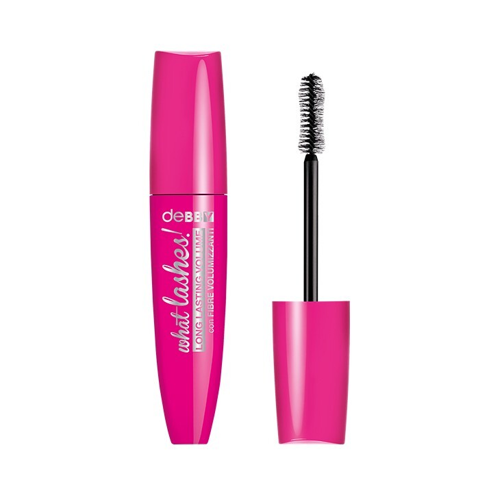 DEBBY What Lashes Mascara Ciglia Lunghe e Voluminose con Fibre Long Lasting