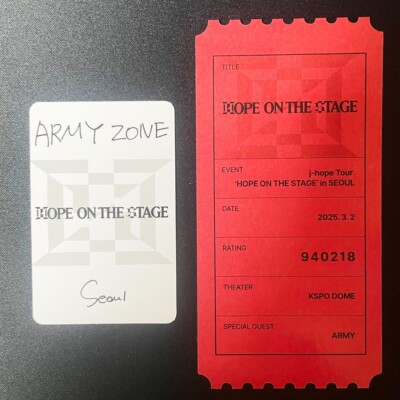 J-HOPE BTS TOUR 'HOPE ON THE STAGE' in SEOUL 3/2 ARMY ZONE