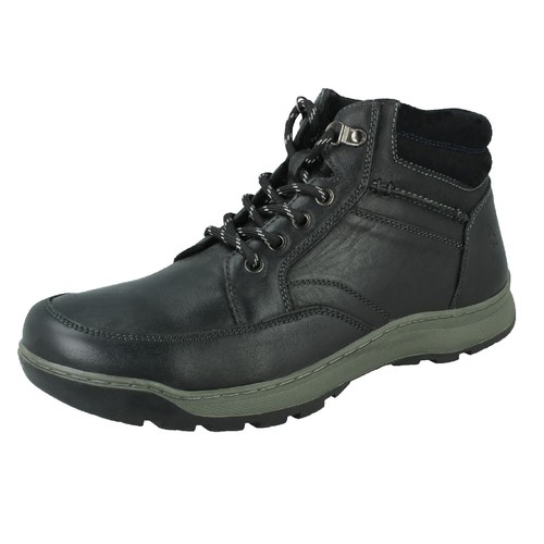 Hush Puppies Men Denzel Lace Black Leather Boot | eBay display picture 2