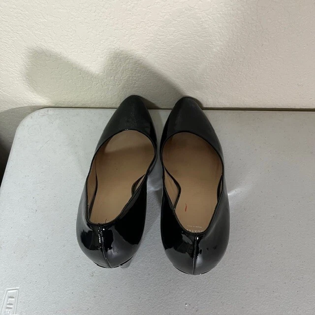 Zapatos de tacón de cuña Aquatalia para mujer 9,5 charol negro Foto 4 de 4