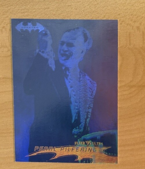 Batman Forever 1995 Fleer Ultra Hologram Card #34, NM-MT, Two-Face