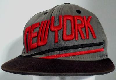 New York NY Red Embroidered NEW YORK Adjustable Snap Back Hat Cap KBETHOS