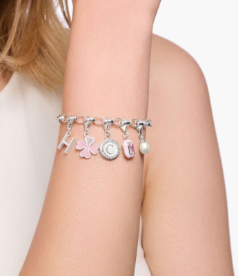 Thomas Sabo Charm Club Ciondolo Originale In Argento 925 Con Chiusura A Moschettone Diversi Motivi Misura Unica Sterling Zirconia Cubica 2902576297