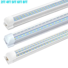 T8 LED Shop Lights 2FT 4FT 6FT 8FT 14W~120W Garage Ceiling Tube Light Fixtures