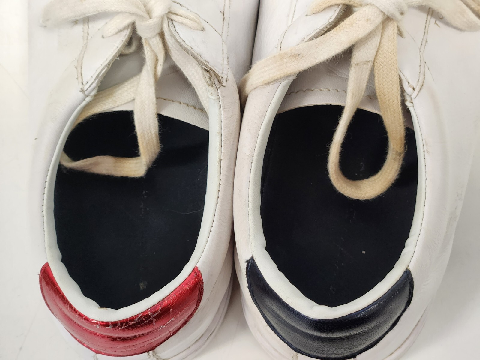 Tommy Hilfiger Womens Essential Leather Sneakers Shoes - White - UK 7 USA 9.5 image 7