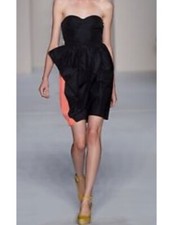 NWT MARC BY MARC JACOBS Sz8 RUNWAY ELLSWORTH TAFFETA STRAPLESS DRESS NORMAN$598