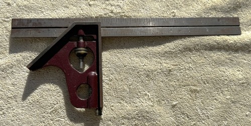 VINTAGE STANLEY NO. 122 COMBINATION SQUARE - Picture 3 of 5