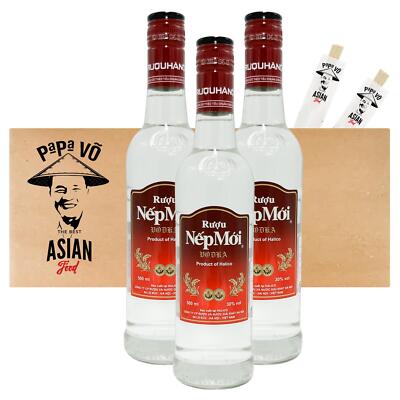 Nep Moi Reisschnaps 30% Alc. 3x500ml Vietnamesische Spirituose