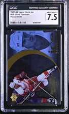 CGC NM+ 7.5 1997-98 Upper Deck Ice Power Shift 89 Steve Yzerman 