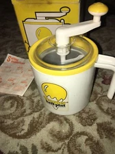 Donvier Half-Pint Hand-Cranked Ice Cream Maker Lightly Used Complete